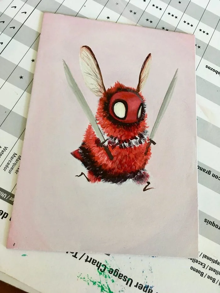 Pop Culture Figures Imagined as Bees by Camilla d’Errico