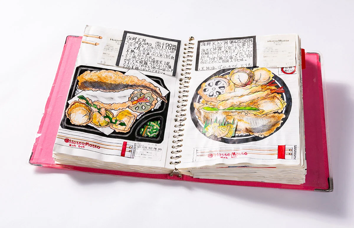 Japanese Chef Sketches and Paints The Meals He's Loved for the Last 32 Years