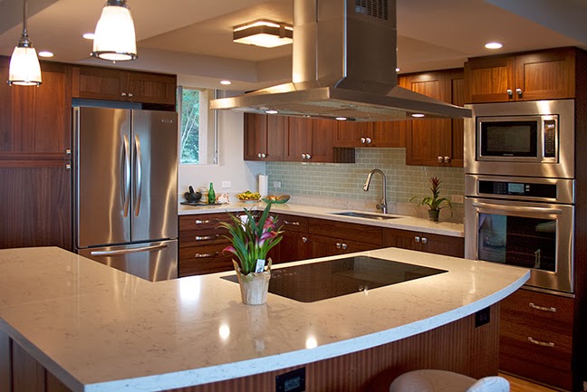 Sapele Kitchen From Design Trends Construction Open Door