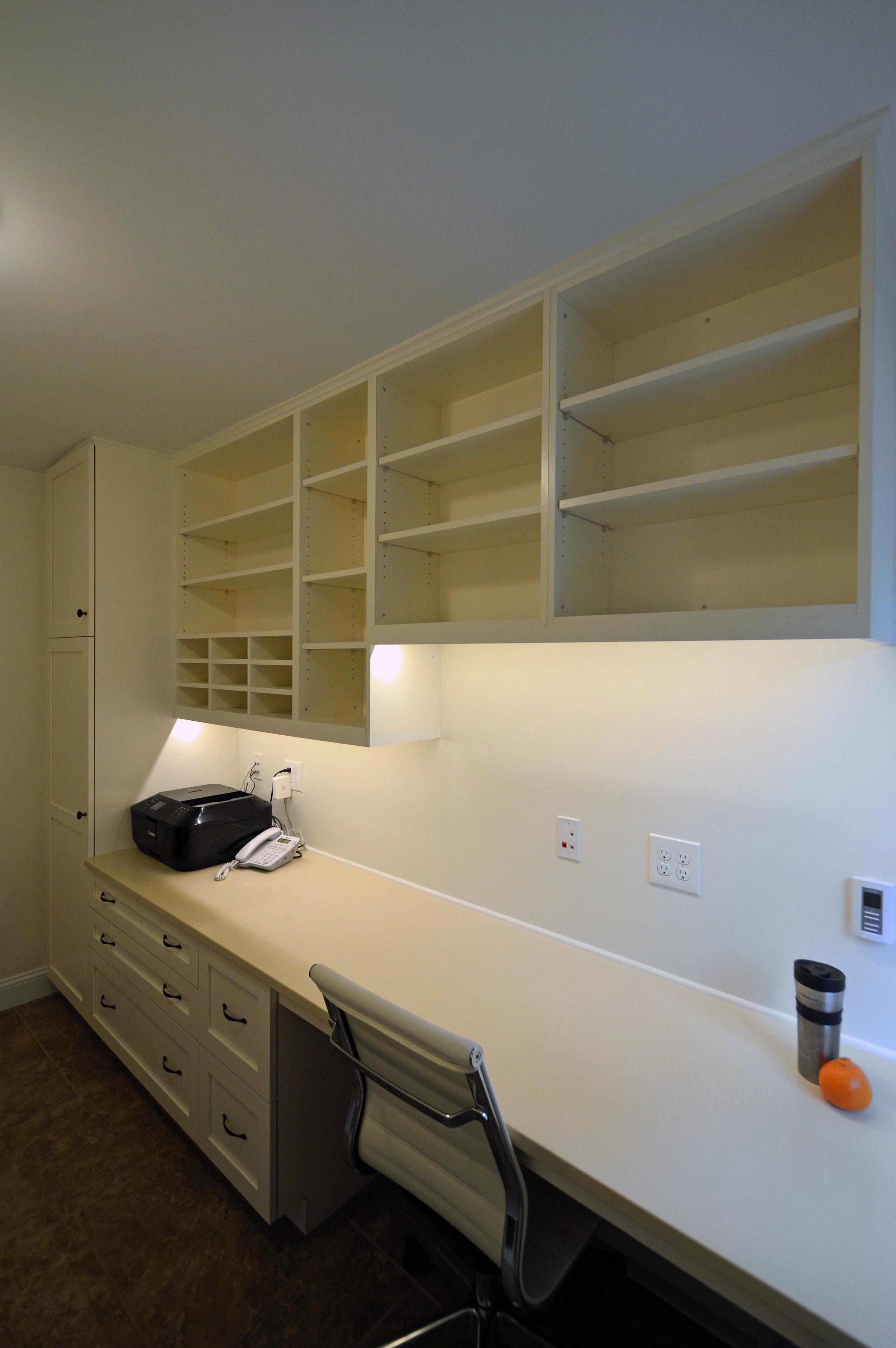 Custom home office and laundry room in Merion Station, PA