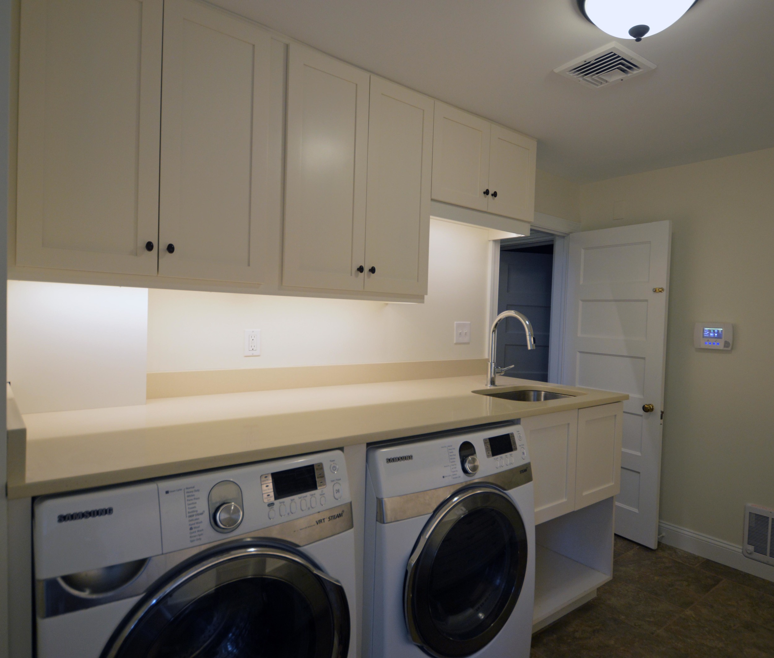 Custom laundry room and home office in Merion Station, PA