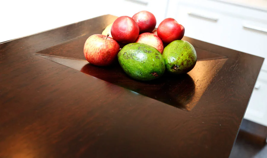 Wood Countertops with Integrated Bowls by Grothouse...Keep Your Eggs from Sliding or Even Design a Wood Sink!