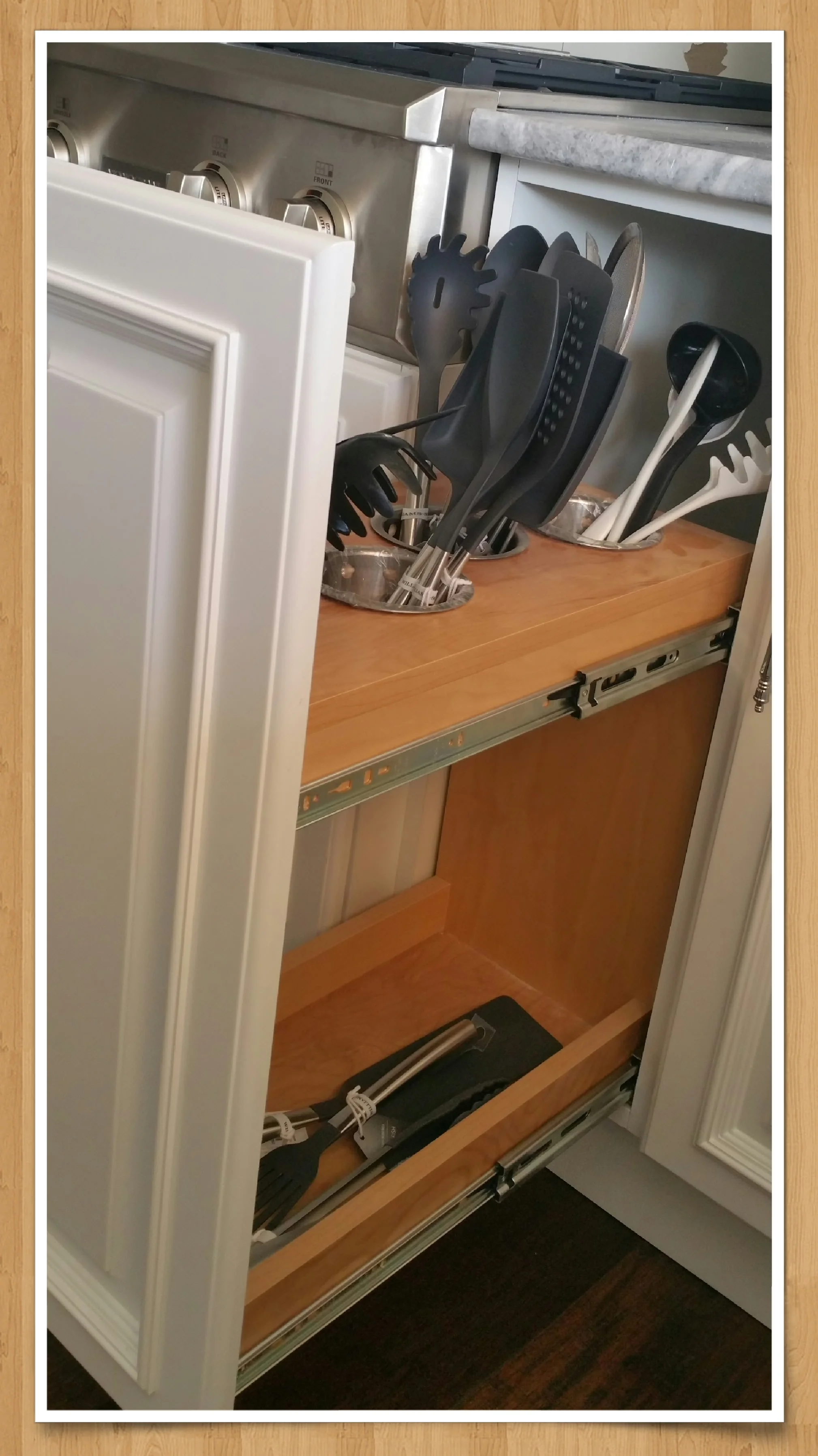 What are you thinking about when cooking and working in your kitchen?
