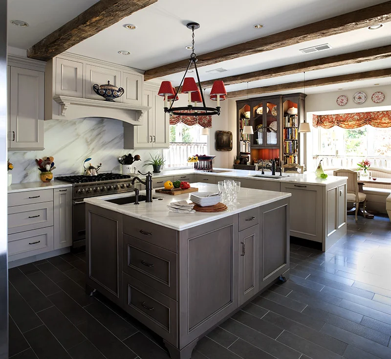 an elmwood grey-toned kitchen