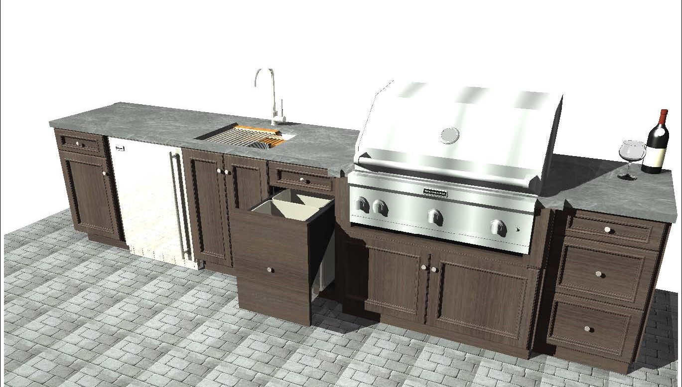 3-D Rendering. Want to see what your outdoor space will look like? Contact us today!