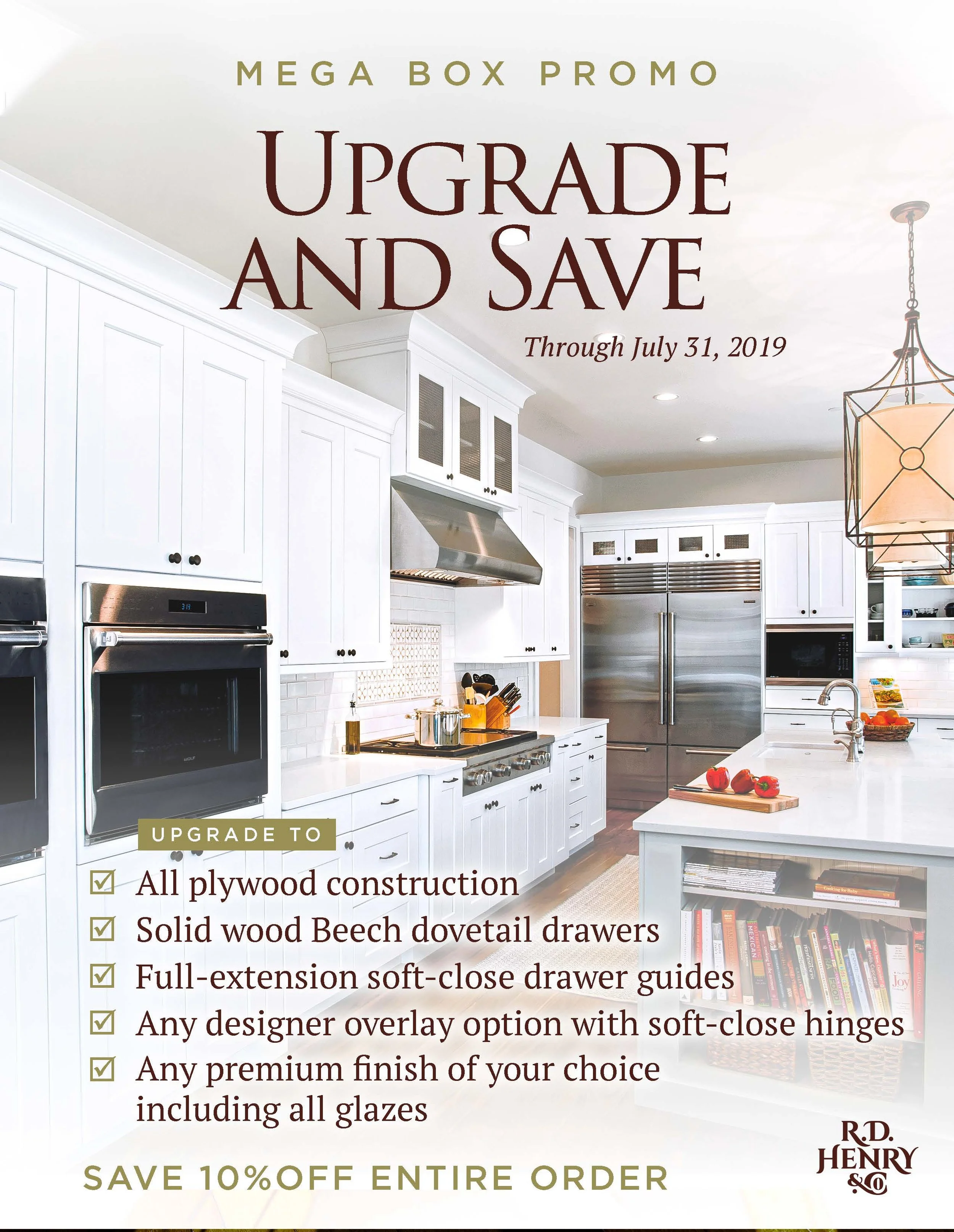 Savings! Get the highest quality products at the best pricing - now thru July 31!