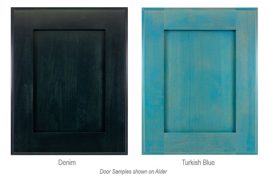 Blue Stains Now Available as Standard Finishes!
