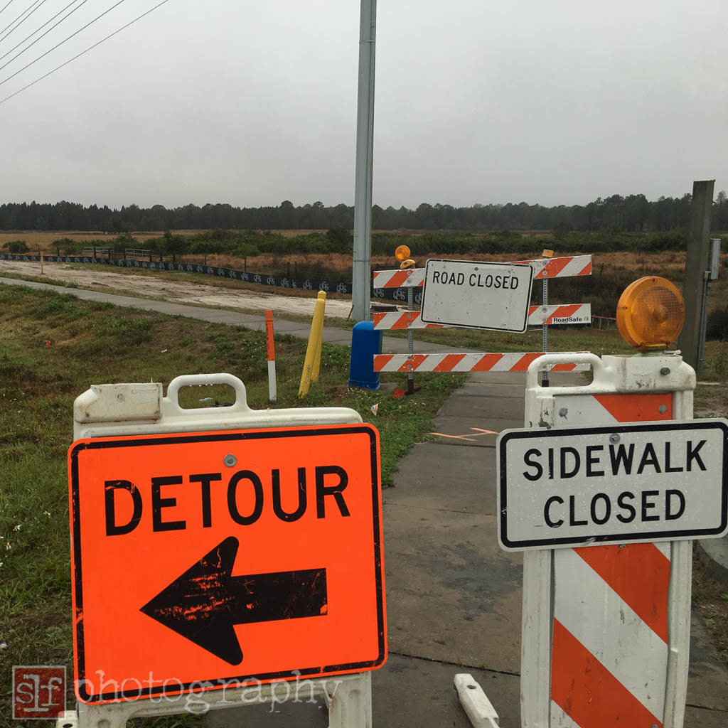 There are too many of these signs around. This is the the downside to growth.