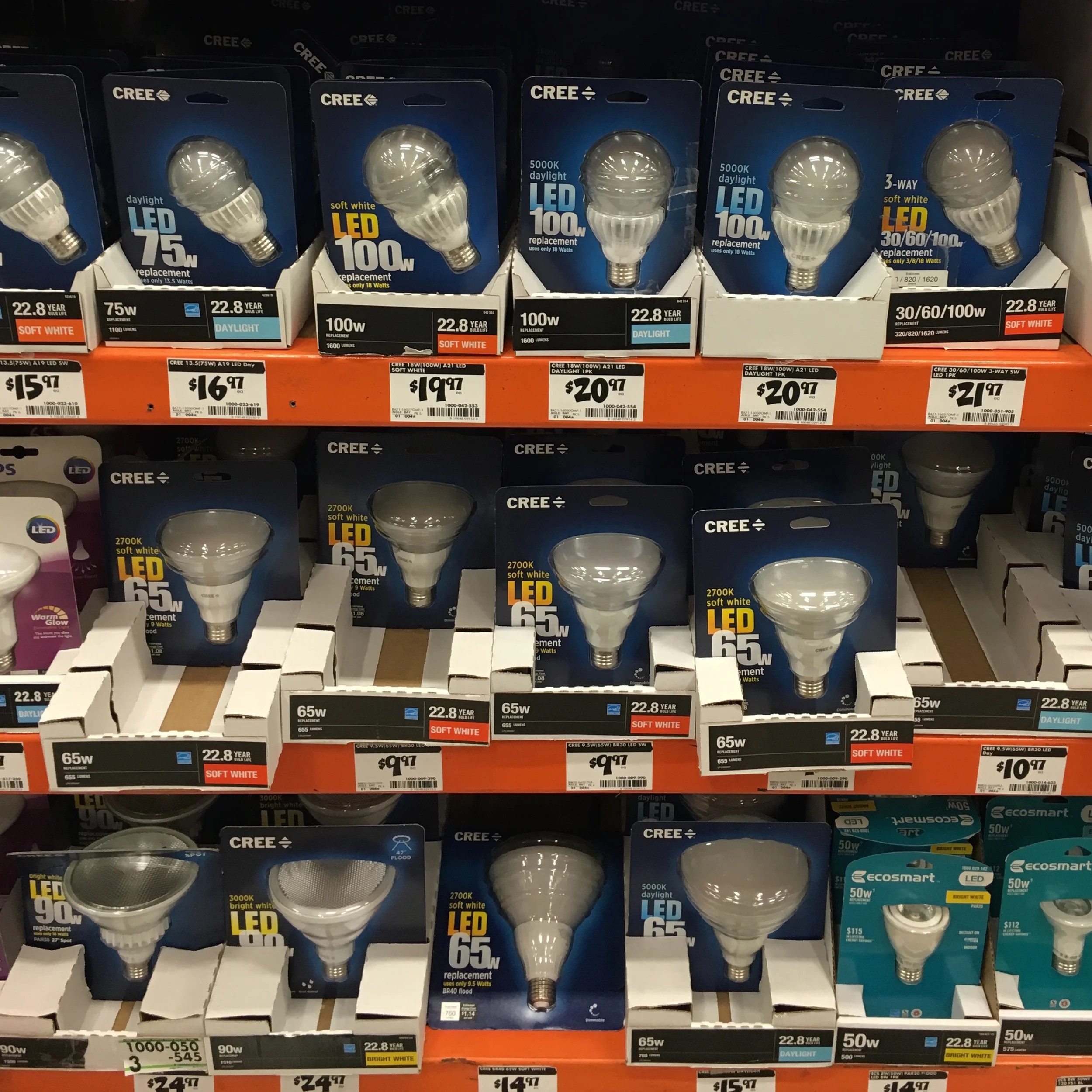 Too many choices. I opted for daylight.