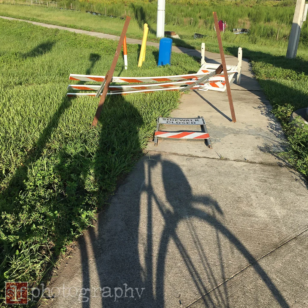 heavy winds knocked over the signs