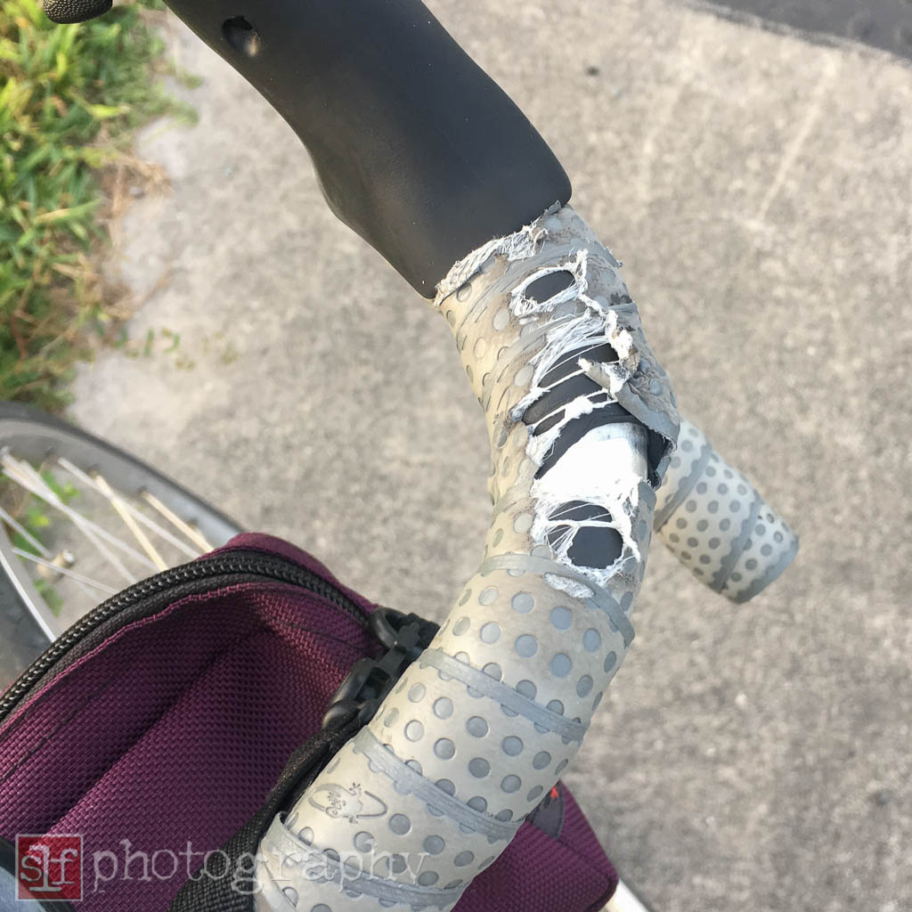 the bar tape started fraying only months after it was put on