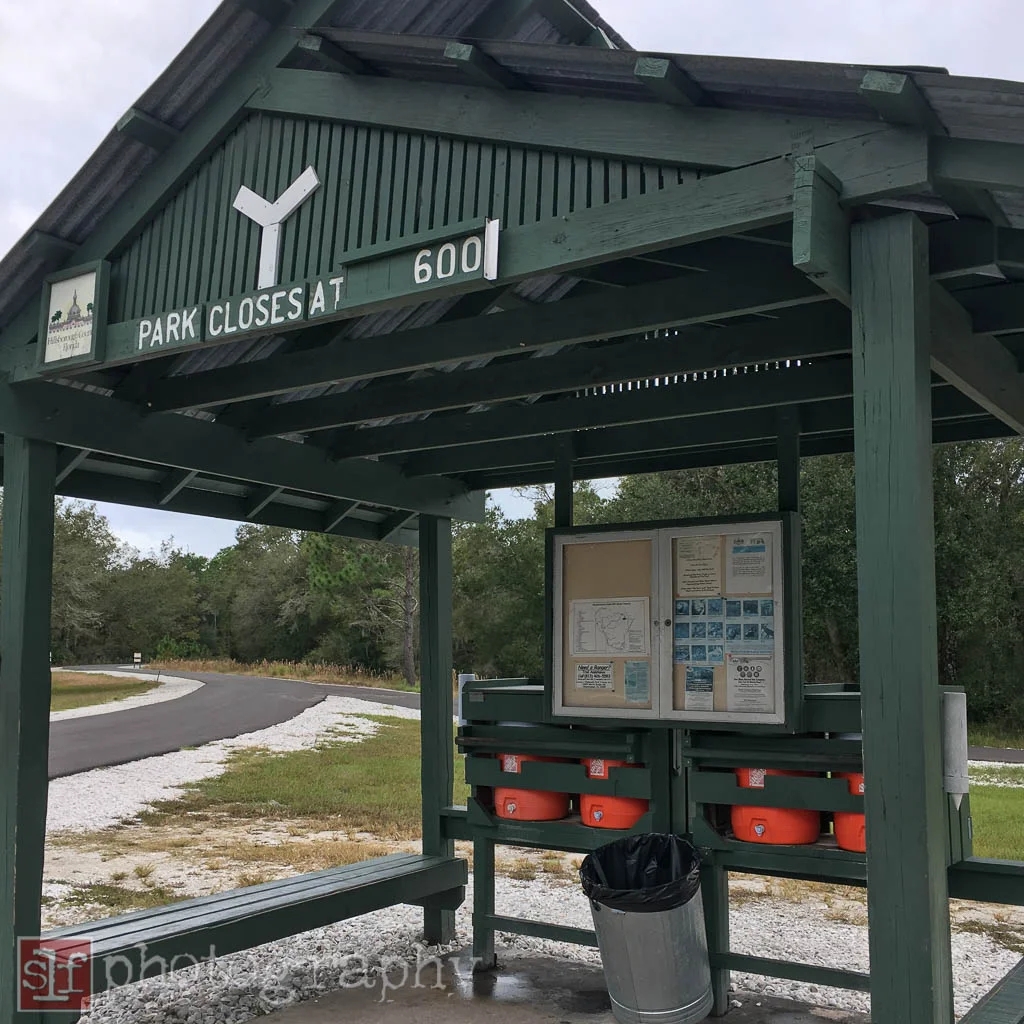 they provide water at 4 spots around the 7 mile loop