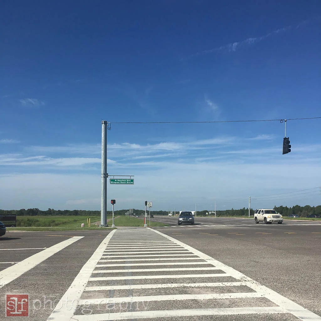 looking west on SR56 
