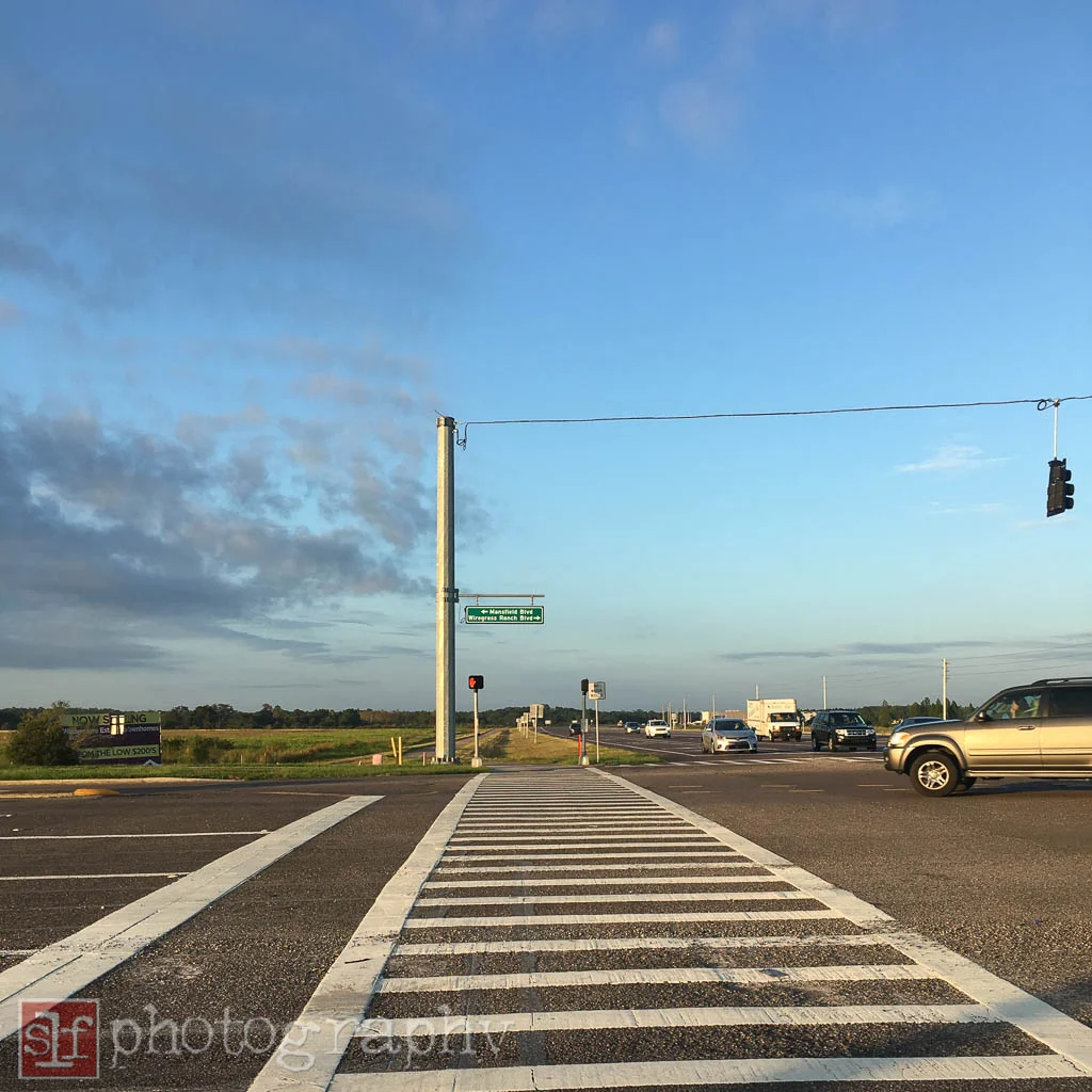 looking west on sr56 and mansfield