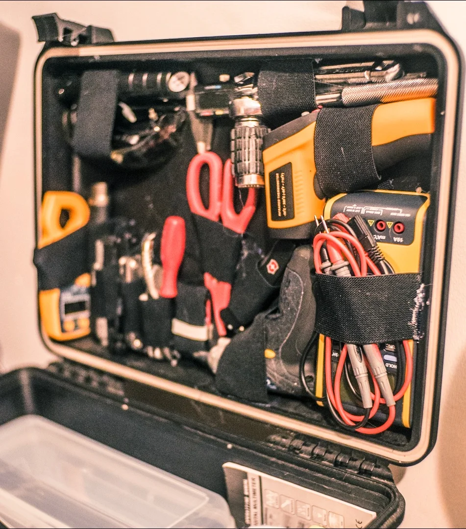 Customized tool box. Very time saving. Toolbox heaven.