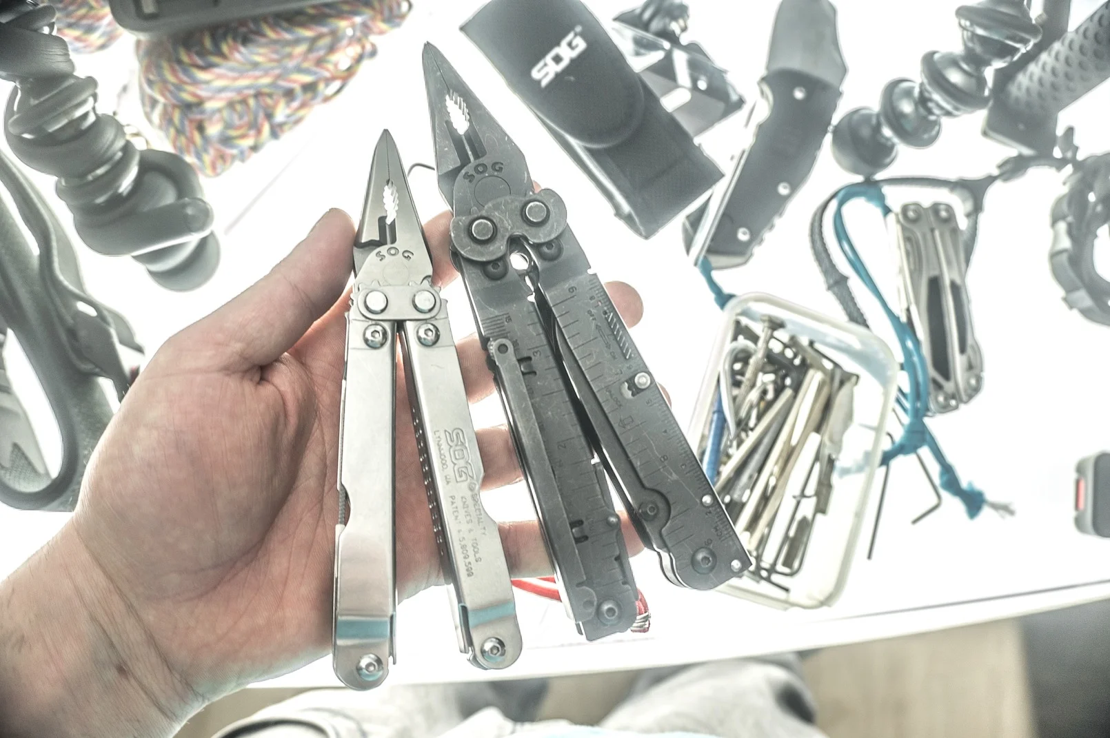 The 66 is larger, but during use I don't feel that much difference between them as pliers. The 66 has more rounded edges, but it has very sharp/pointy bits everywhere else which ruins the grip's comfort.