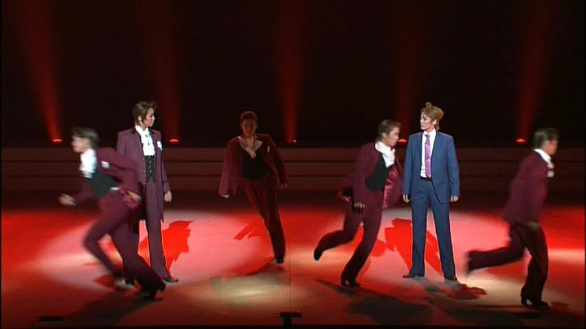 Miles Edgeworth and Phoenix Wright face off.