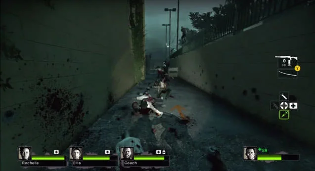 It was like this, but with way more zombies.