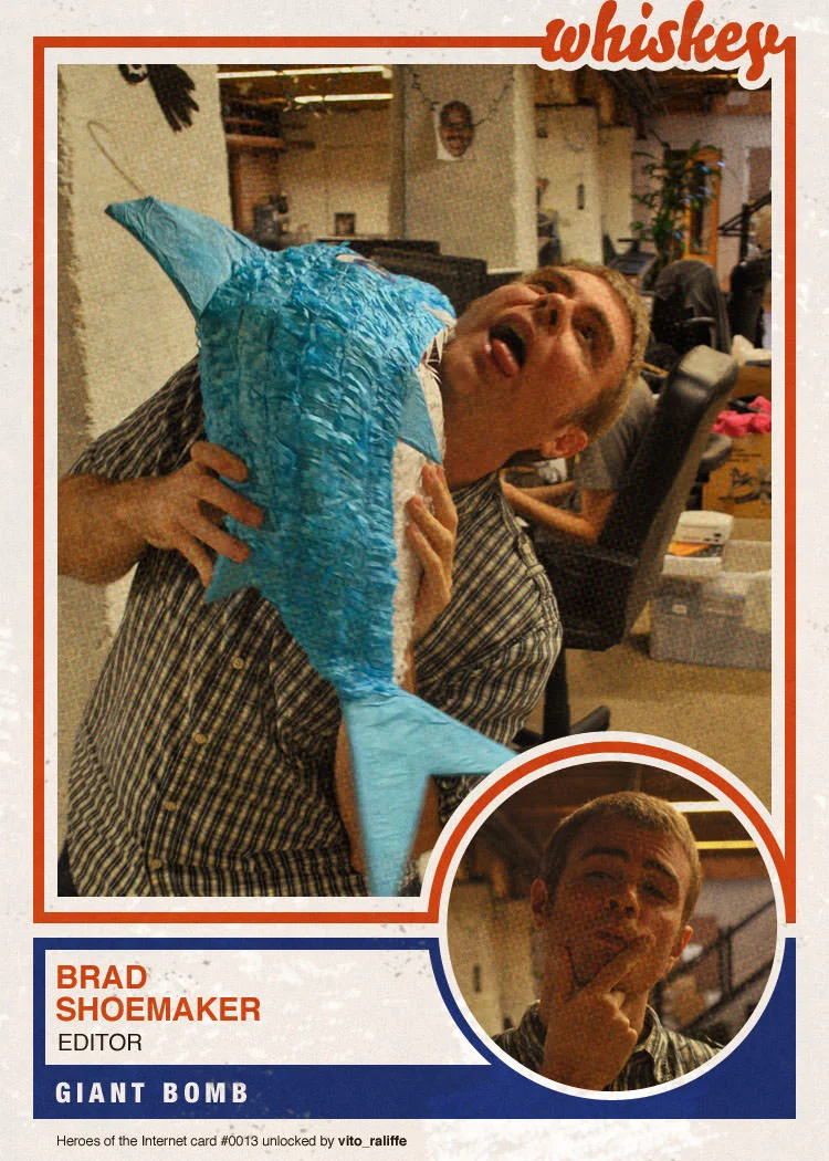 My "Heroes of the Internet" trading card. This was emailed to me by Dave Snider of Whiskey Media when I did a certain task.