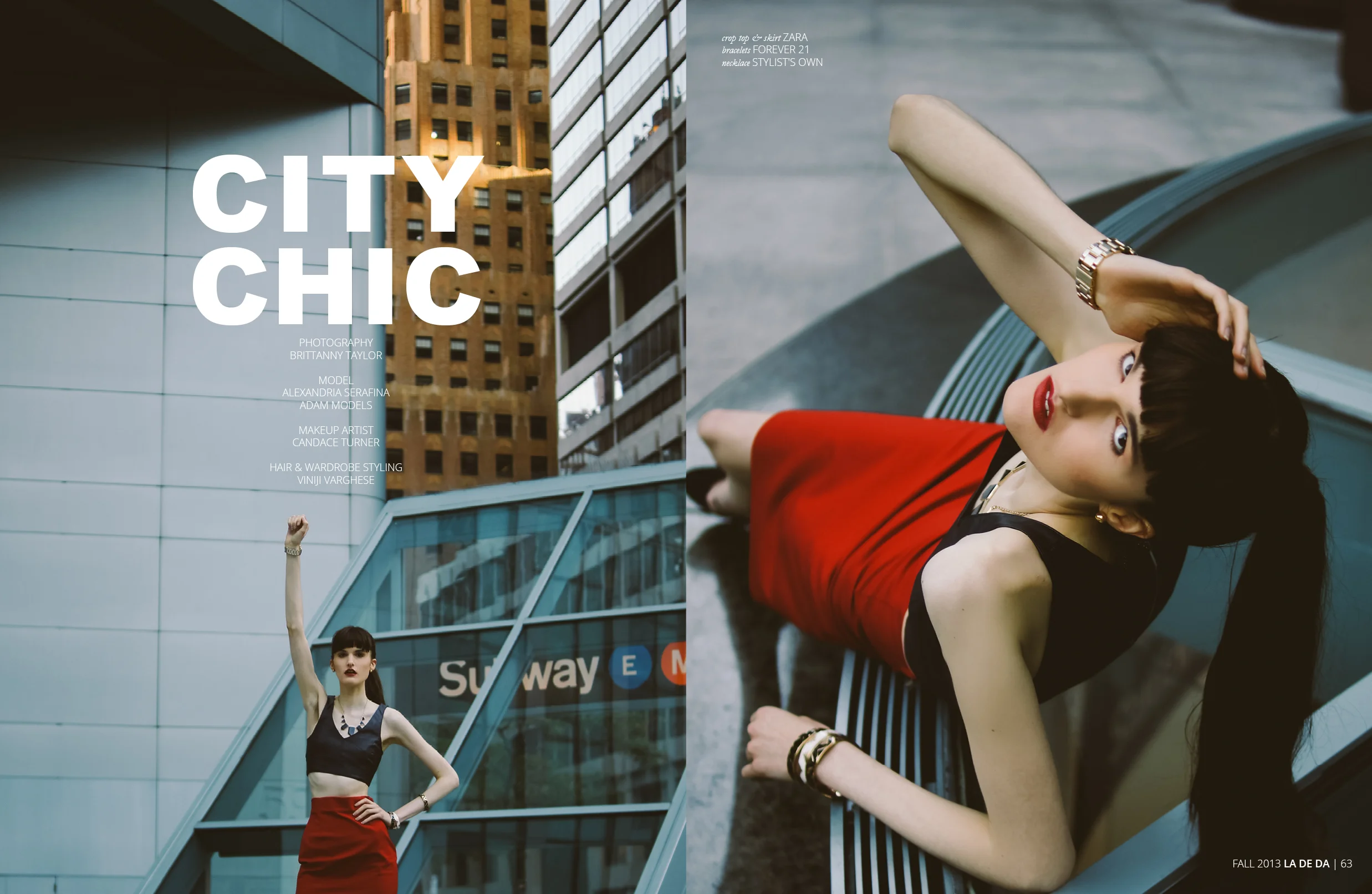 Alexandria Serafini shot by Brittanny Taylor for La De Da Magazine