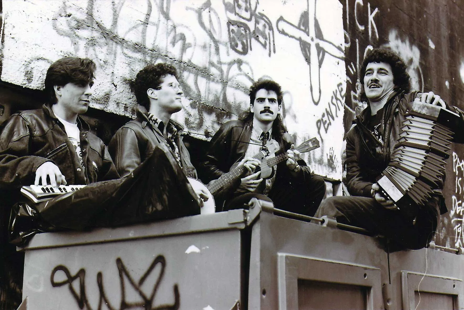 Germano Warfare was the only original band I've ever been in. (L to R) Derek Rose, bass; Me, guitar; Toby Germano, founder, songwriter, singer, guitarist; Troy Noonan, drums.