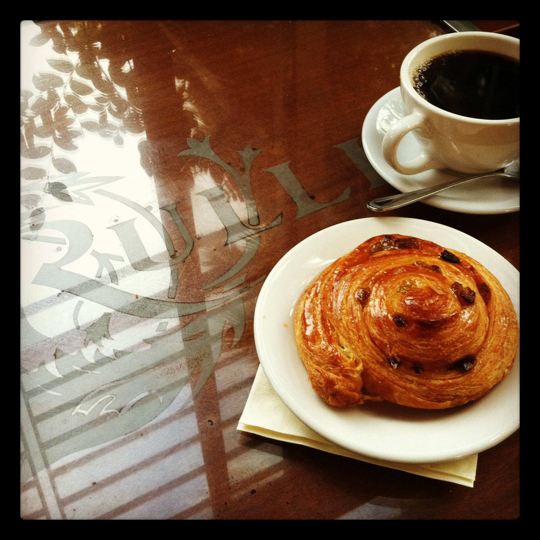 Fueling up at Emporio Rulli, Union Square, SF, CA