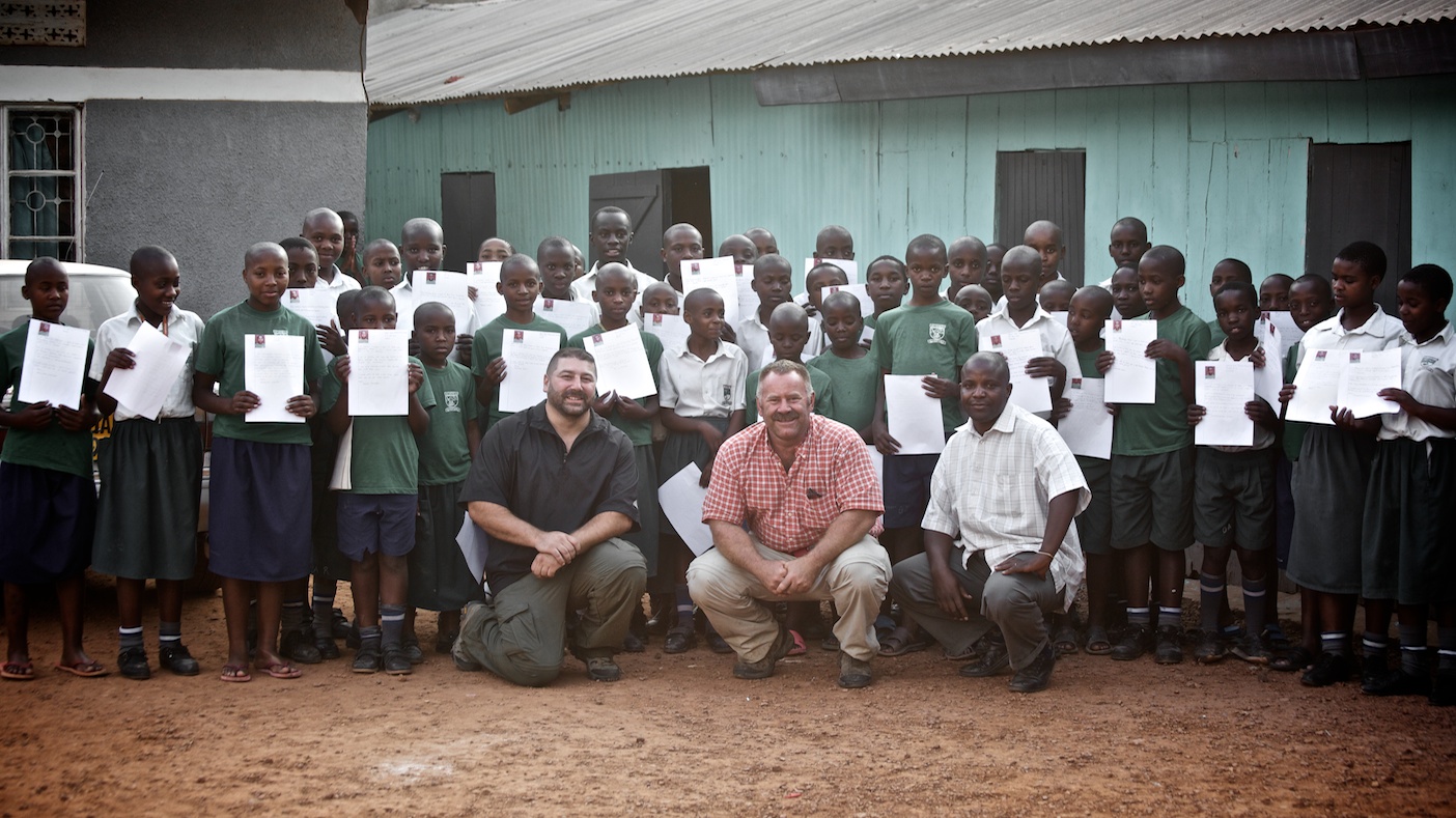 Visiting a School in Kabaale