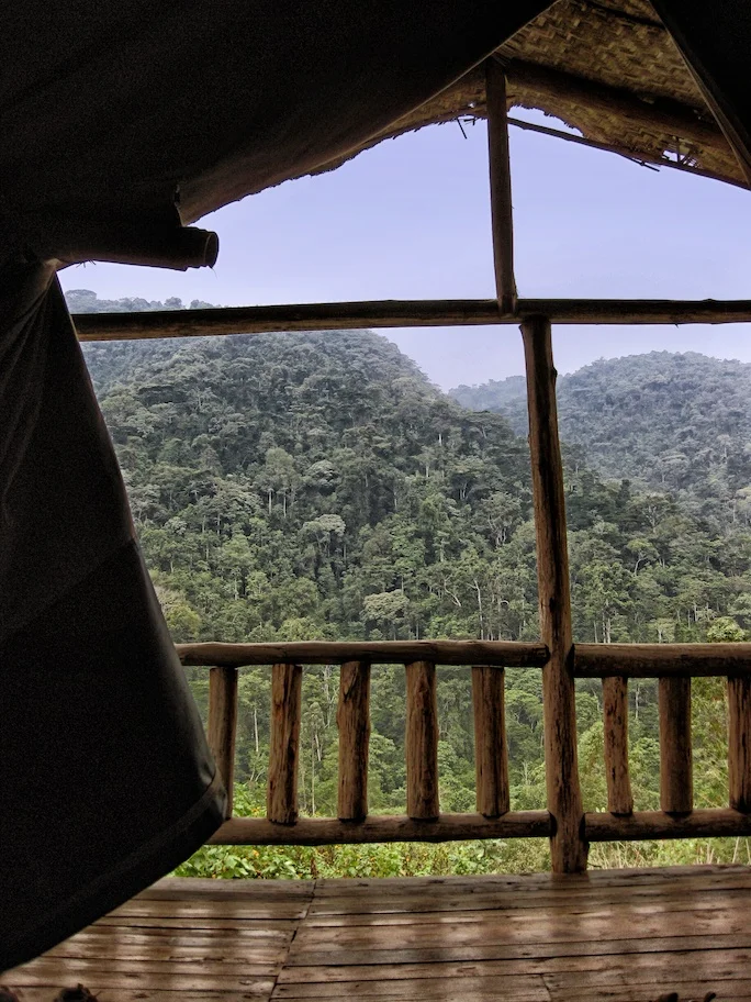 The view from our "tent"