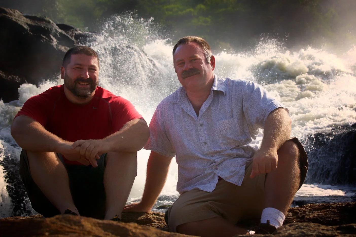 Leo and me in Uganda