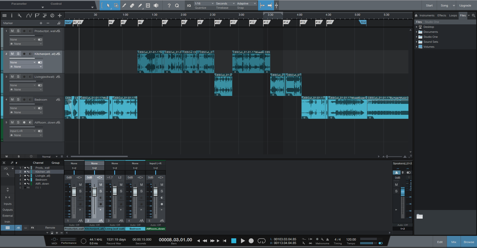 4-zone audio experience