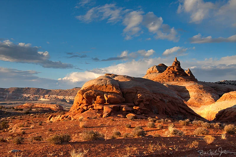 Rock formation near Dewey, UT.