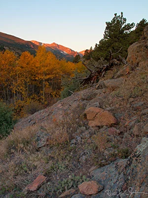 Looking west towards Stones Peak and Nakai Peak.