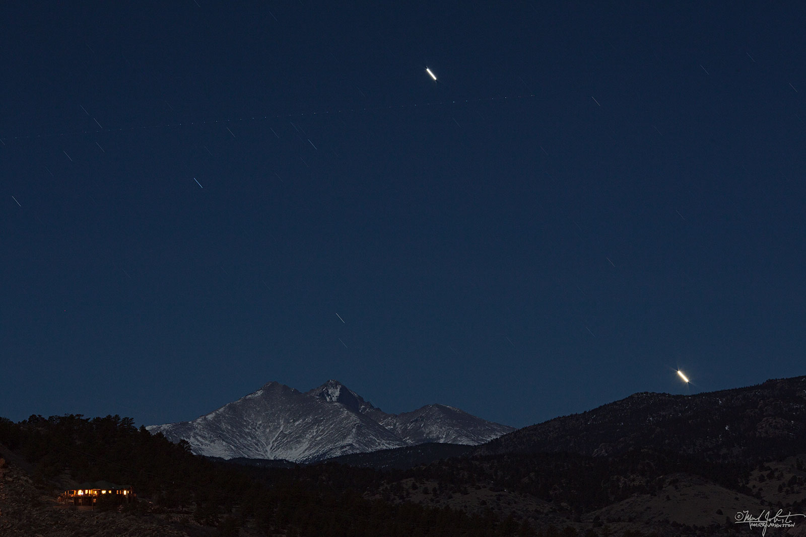 Venus and Jupiter