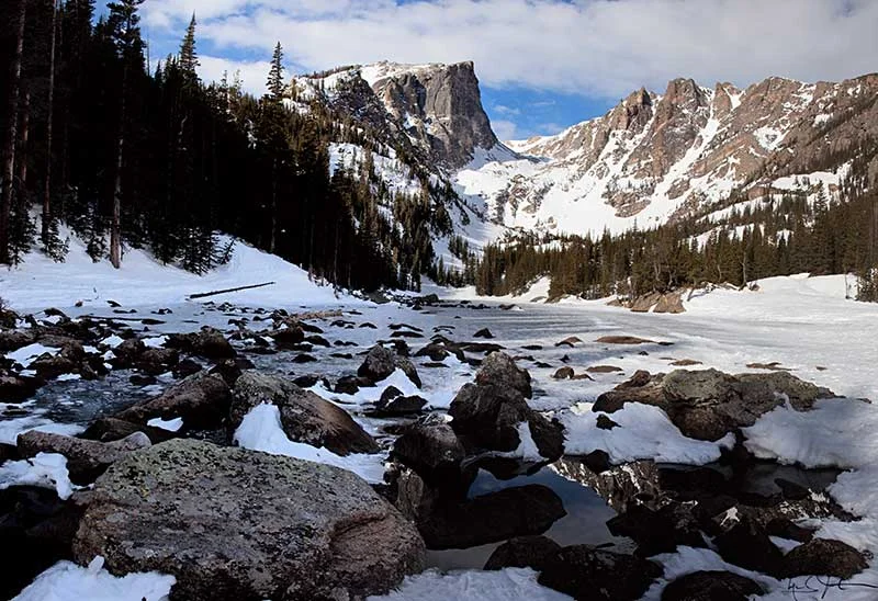 Dream Lake, Rocky Mountain National Park, Colorado.