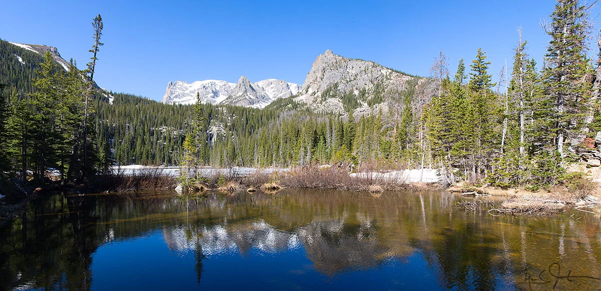 Fern Lake, Rocky Mountain National Park.