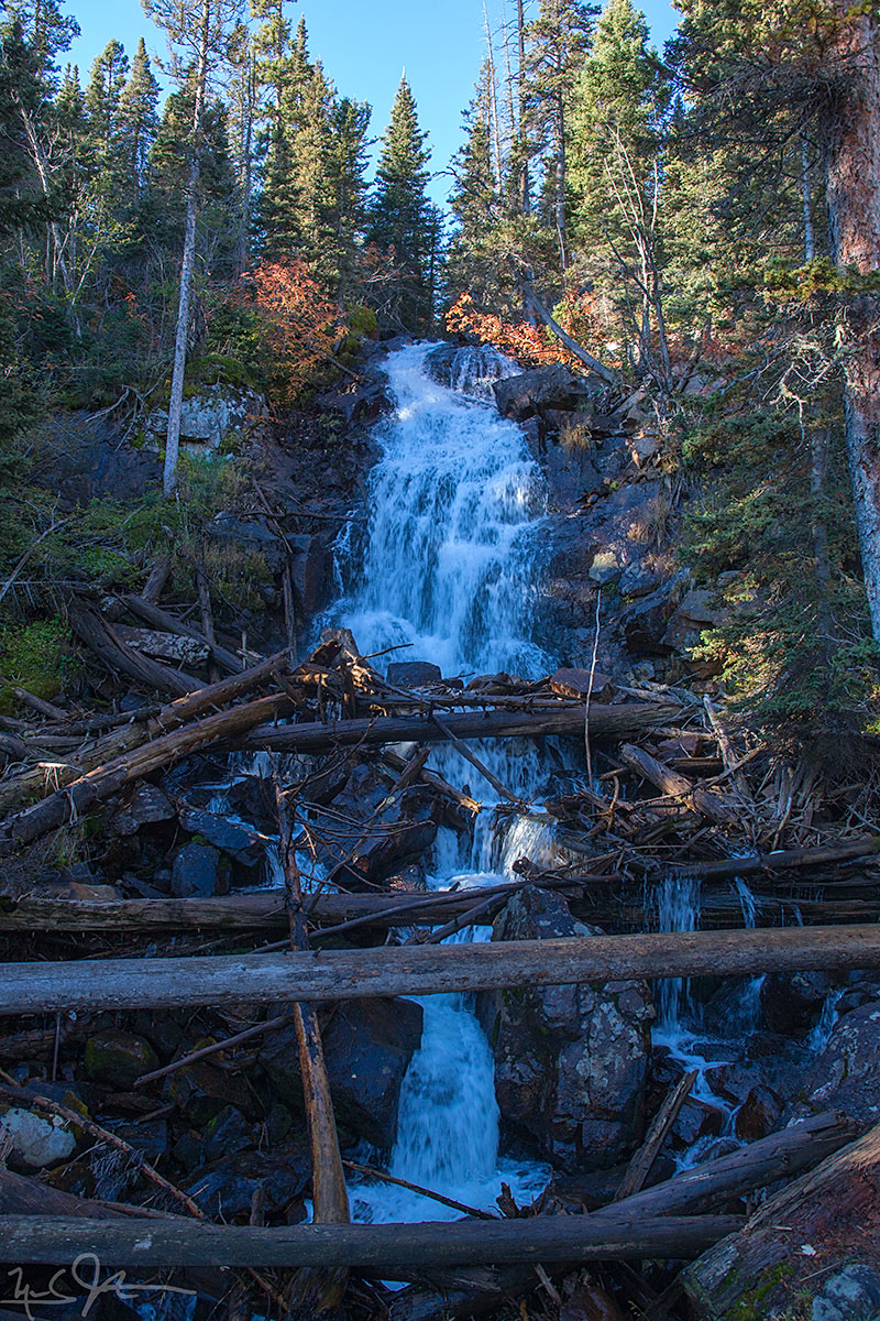 Fern Falls, elevation 8800 feet.