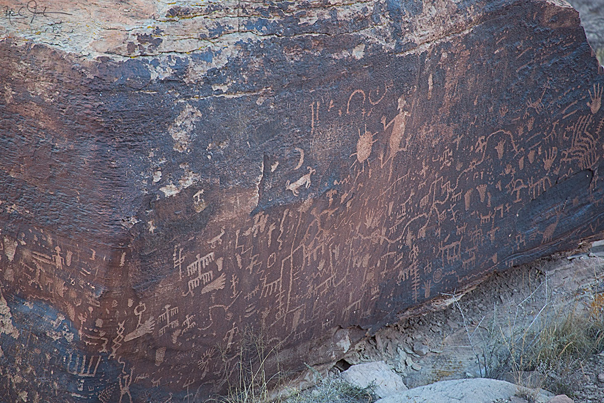 "Newspaper Rock"