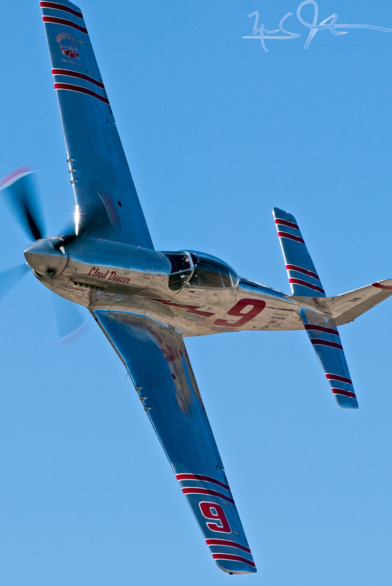 North American P-51D "Cloud Dancer" flown by the late Jimmy Leeward at the Reno Air Races.