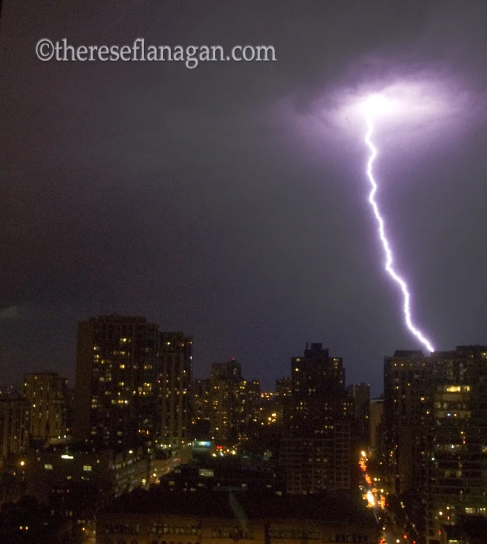 Lightning Strike - Chicago Summer Storm