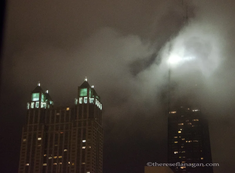 Chicago September Night with Fog