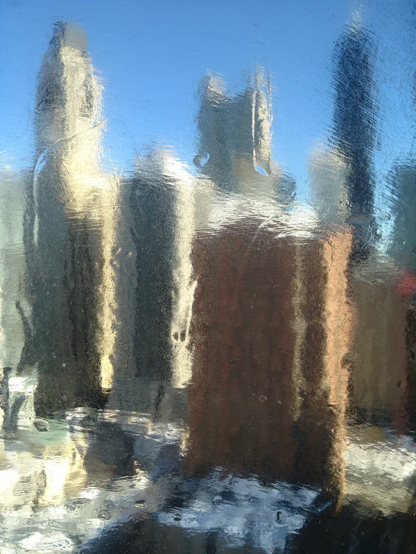 Chicago Through Iced Glass