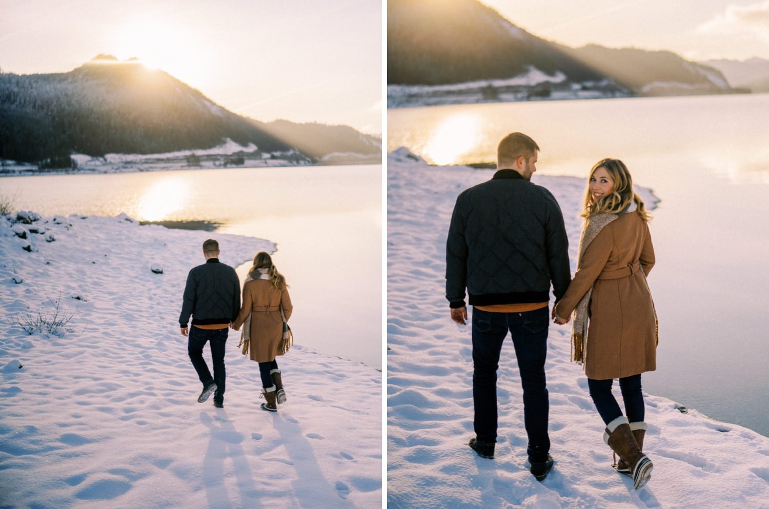 04_Snowy engagement photos at Snoqualmie Pass near Seattle, with a film-like style by Ryan Flynn Photography.jpg