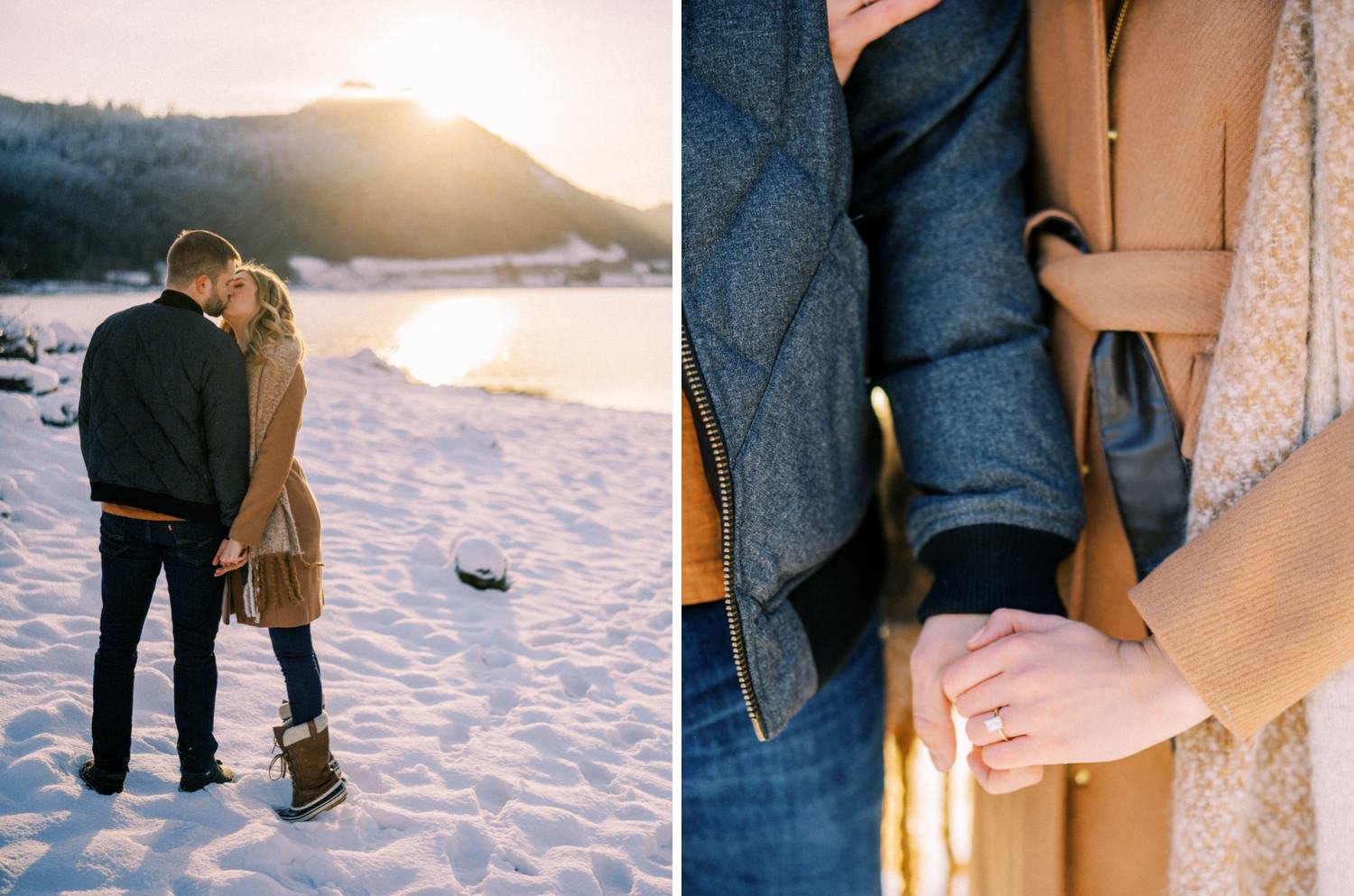 06_Snowy engagement photos at Snoqualmie Pass near Seattle, with a film-like style by Ryan Flynn Photography.jpg