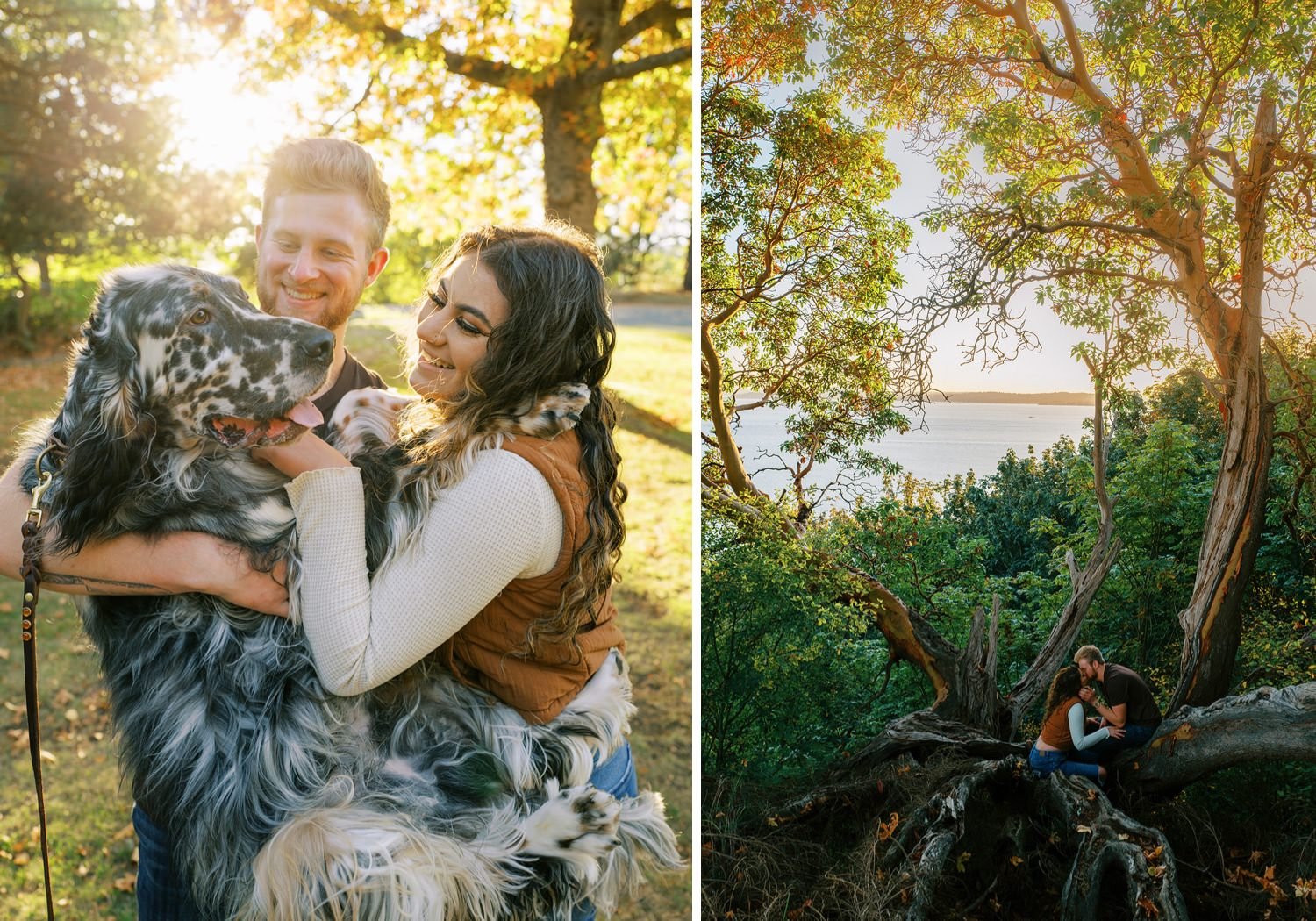 093_Film engagement portraits at Discovery Park in Seattle.jpg