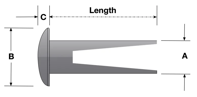 Truss Head Split Rivet
