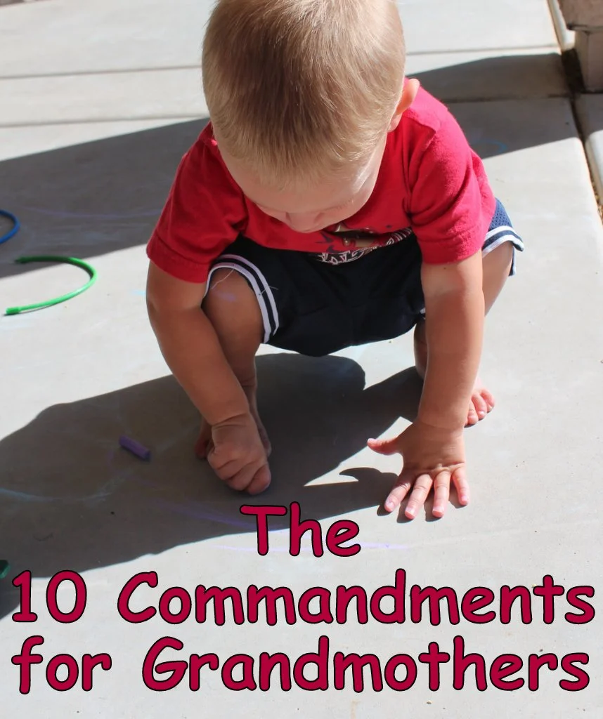 The 10 commandments for grandmothers
