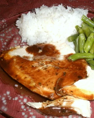 Pomegranate-Balsamic Turkey Sauce