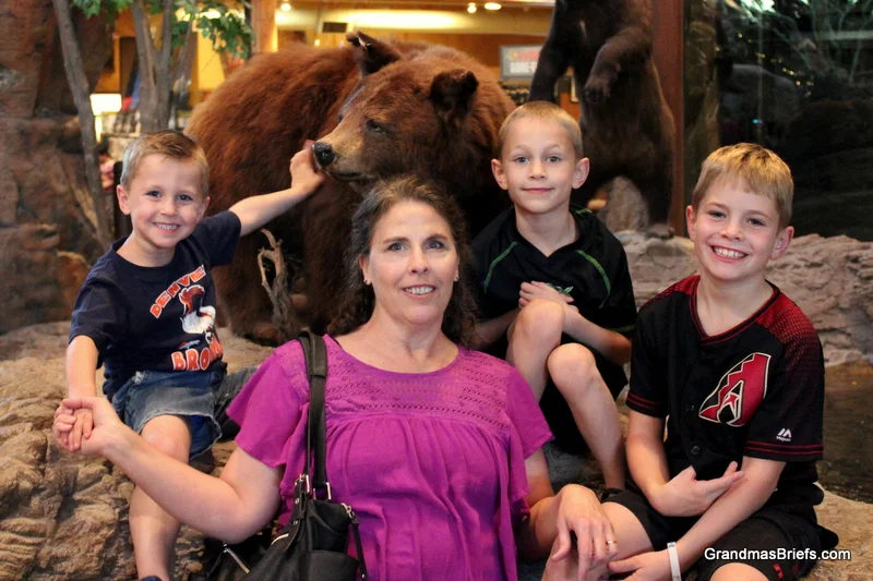 Gramma and the grands. 