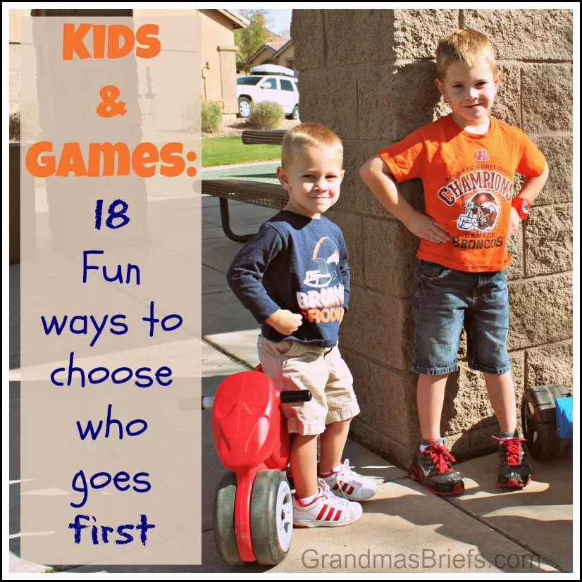 Throwback Thursday: Kids and games—18 fun ways to choose who goes first
