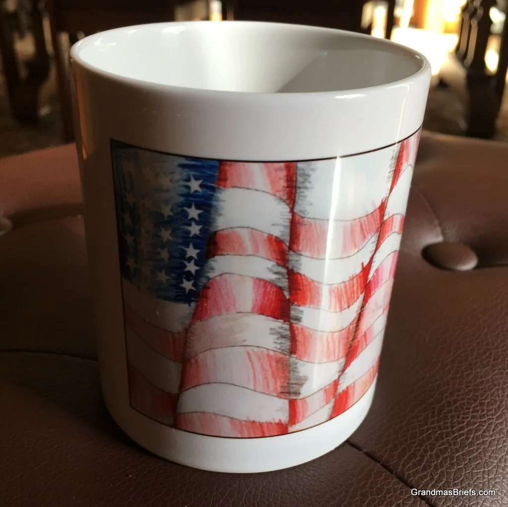 Look familiar? It's Brayden's flag print from the art show.